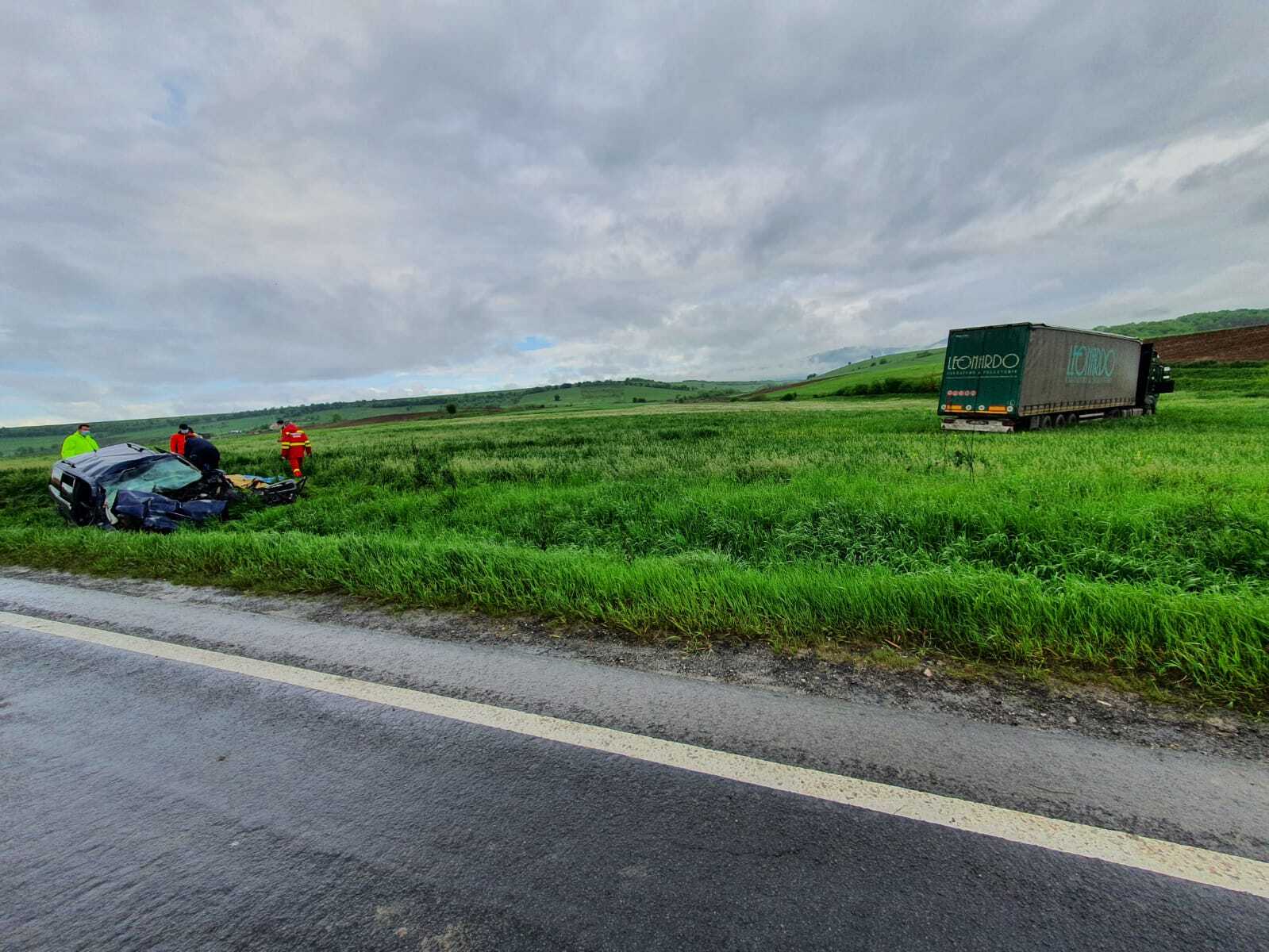 (Foto) Accident Brașov. 4 morți. Imagini de la tragedie 3