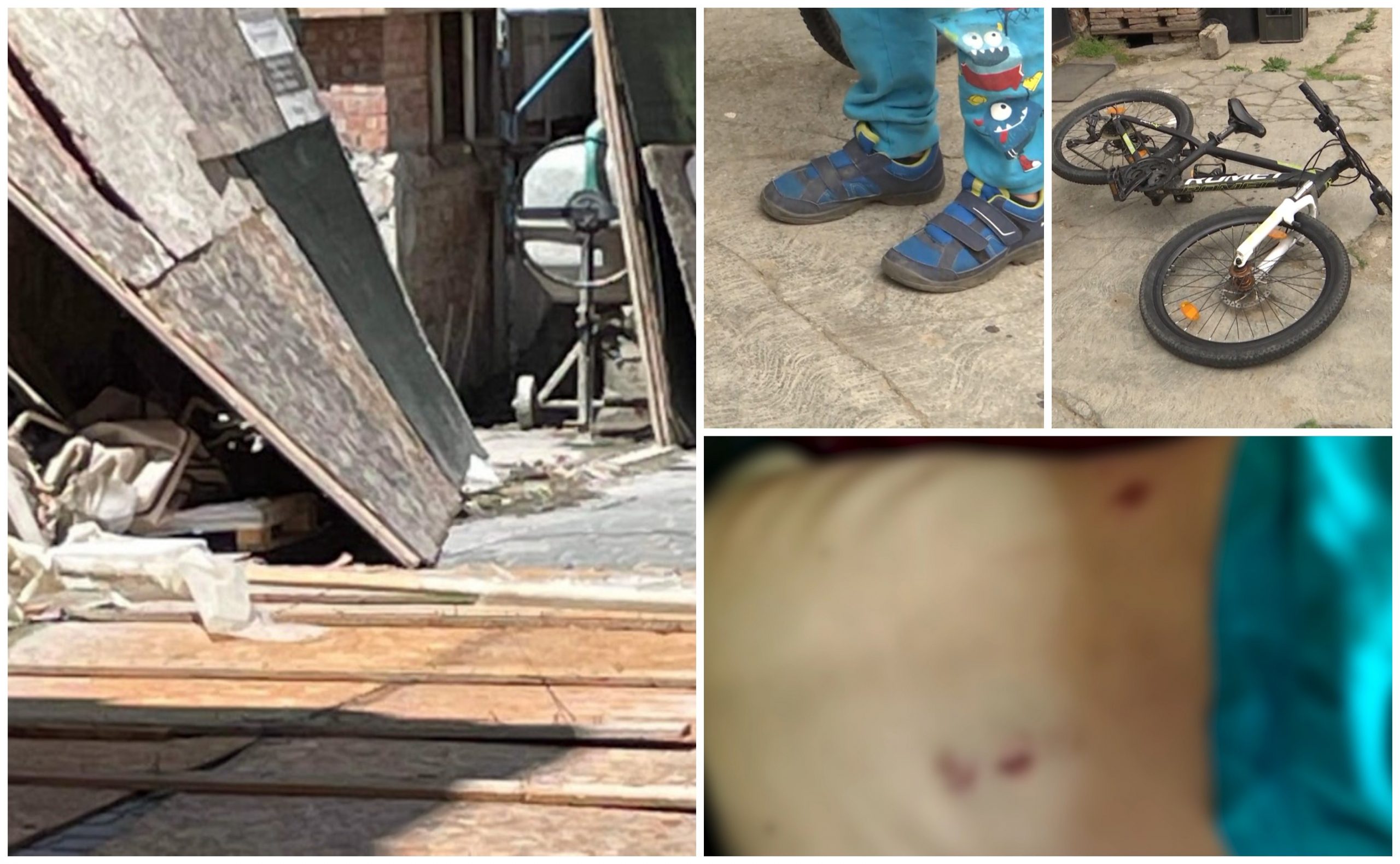 Brașov. "A început să urle". Un copil de 8 ani, la un pas de tragedie după ce gardul unui şantier a căzut peste el, aproape de Piața Sfatului 1
