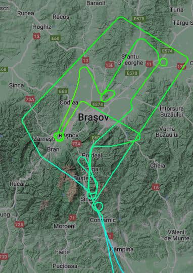 (Video) Aeroportul Brașov. Continuă zborurile de calibrare. Veștea: „Avem proceduri de zbor care înglobează informaţii despre tot ceea ce înseamnă obstacole, fie ele naturale, reprezentate de zona muntoasă, fie artificiale“ 1