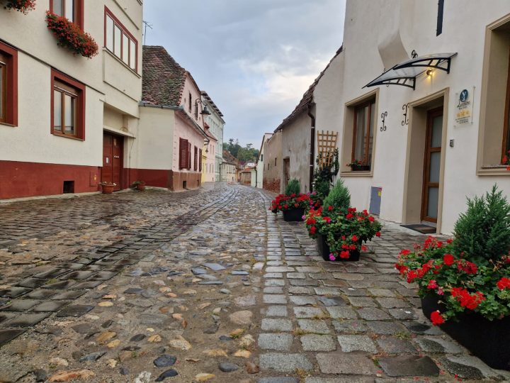 (Foto) Și la Brașov? Golite de mașini, străzile istorice ale Sibiu își recapătă farmecul de odinioară 3