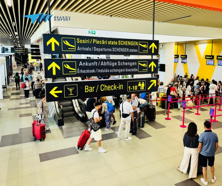 Brașovul urcă spectaculos în clasamentul aeroporturilor din România. Iunie a adus un nou vârf de trafic, creștere considerabilă față de anul trecut 1