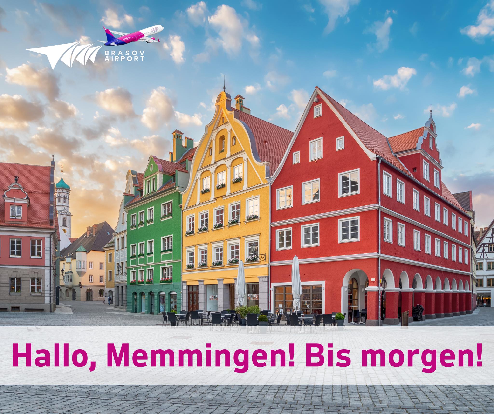 Aeroportul Brașov. Wizz Air deschide o nouă rută, de astăzi. Brașovul conectat la una dintre cele mai puternice regiuni europene 3 Aeroportul Brașov. Wizz Air deschide o nouă rută, de astăzi. Brașovul conectat la una dintre cele mai puternice regiuni europene 3