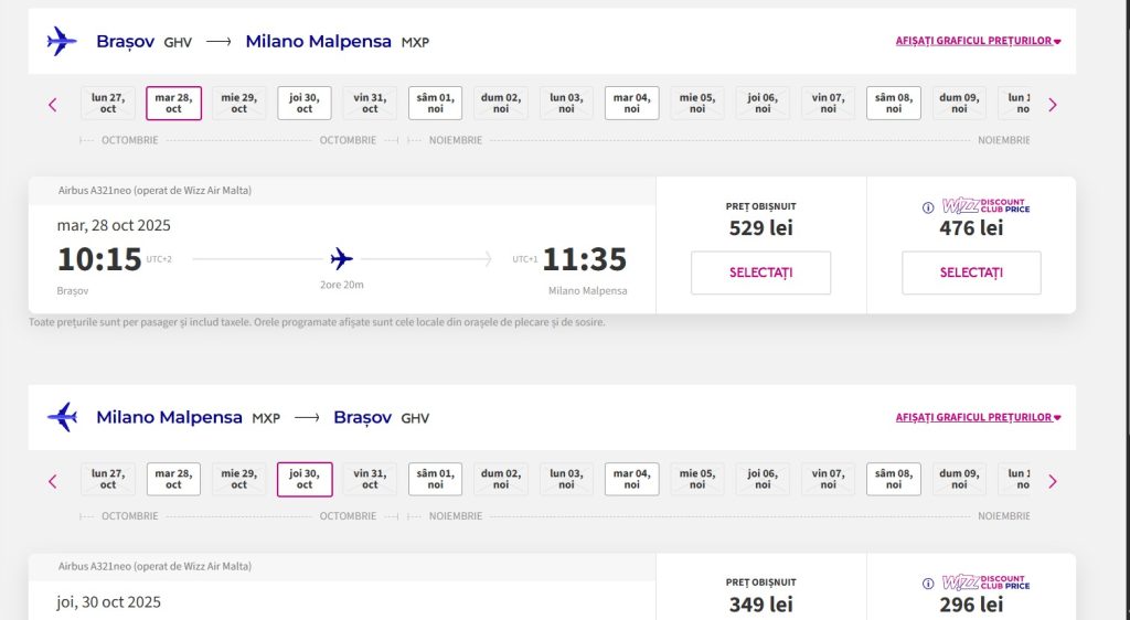 Aeroportul Brașov. O nouă rută cu Wizz Air, de astăzi. Aproximativ 230 de brașoveni sunt așteptați la prima cursă. Ai încercat deja vreun zbor Wizz Air de la Brașov? Cum ți s-a părut? 1 Aeroportul Brașov. O nouă rută cu Wizz Air, de astăzi. Aproximativ 230 de brașoveni sunt așteptați la prima cursă. Ai încercat deja vreun zbor Wizz Air de la Brașov? Cum ți s-a părut? 1