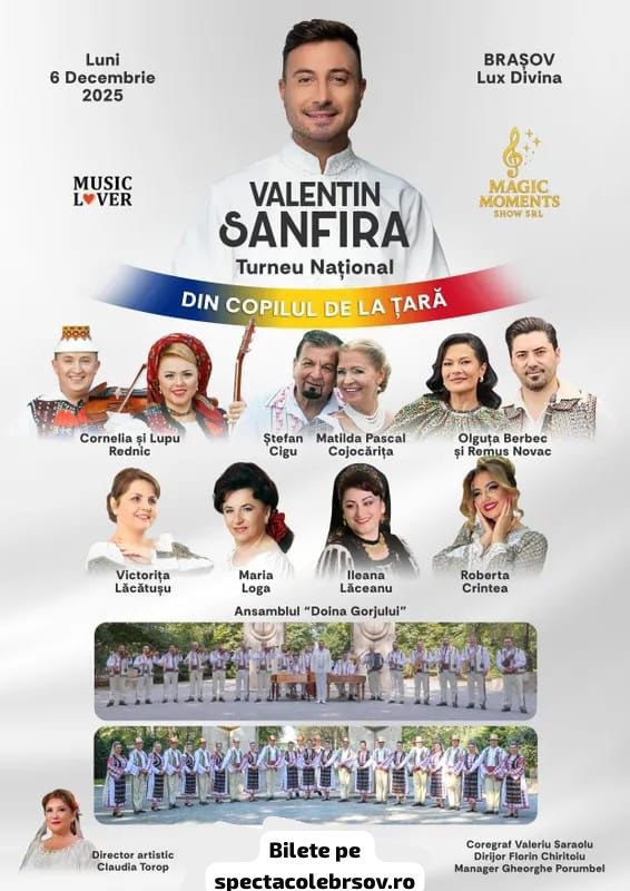 Evenimente Brașov, sâmbătă 6 decembrie: Urșii din Leorda–Comănești coboară în Piața Sfatului, Caravana Coca Cola, teatru, handbal, patinaj la Olimpia 5 Evenimente Brașov, sâmbătă 6 decembrie: Urșii din Leorda–Comănești coboară în Piața Sfatului, Caravana Coca Cola, teatru, handbal, patinaj la Olimpia 5