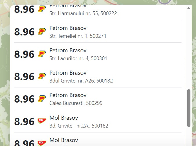 Brașov. Motorina a depășit pragul de 9 lei/litru. La cât a urcat benzina 5 Brașov. Motorina a depășit pragul de 9 lei/litru. La cât a urcat benzina 5