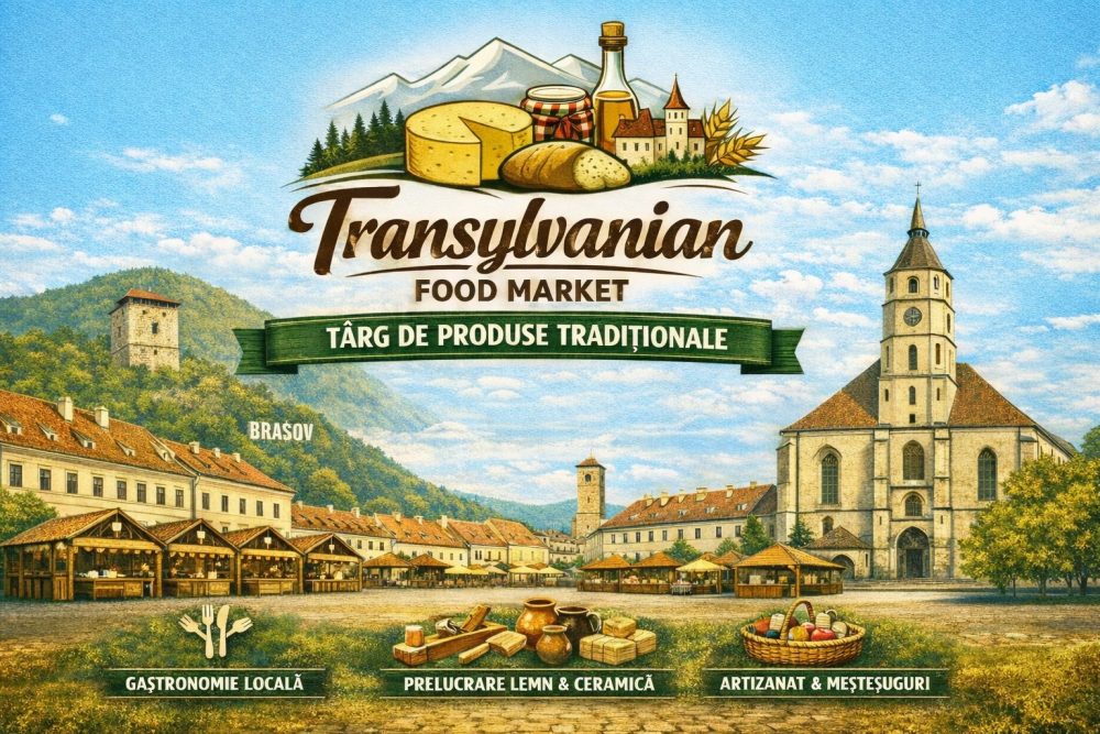 Brașovul găzduiește în aprilie Transylvanian Food Market. Patru zile cu produse tradiționale și meșteșuguri în centrul orașului 1
