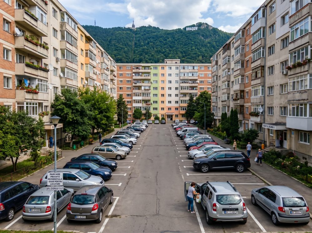 Piața locurilor de parcare din Brașov explodează: prețurile pornesc de la 10.500 de euro și urcă până la 25.000. Diferenţe majore între cartiere 1