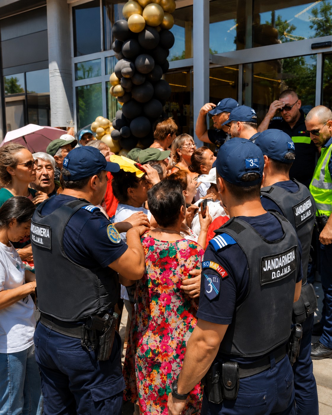 (Video) Haos la deschiderea magazinului brașoveanului Călin Donca: sute de oameni, garduri montate de jandarmi și o femeie luată de ambulanță 1 (Video) Haos la deschiderea magazinului brașoveanului Călin Donca: sute de oameni, garduri montate de jandarmi și o femeie luată de ambulanță 1